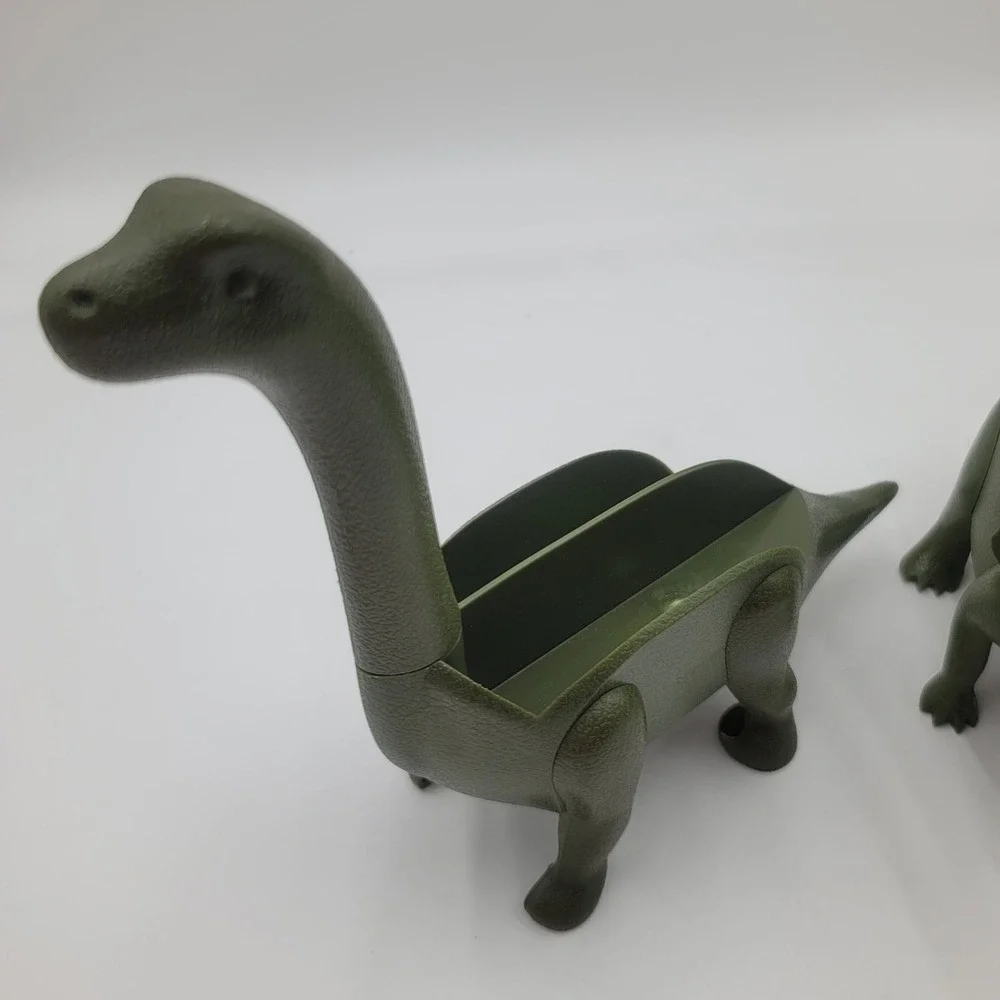 Dinosaur Taco Holder Set Green Triceratops and Brachiosaurus Kitchen Accessories